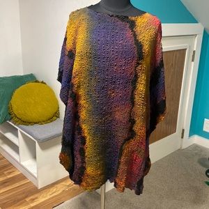 Artsy poncho shirt